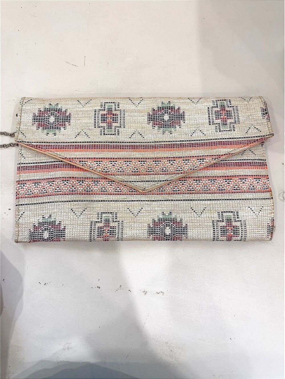Envelope Clutch Purse with Chain Strap